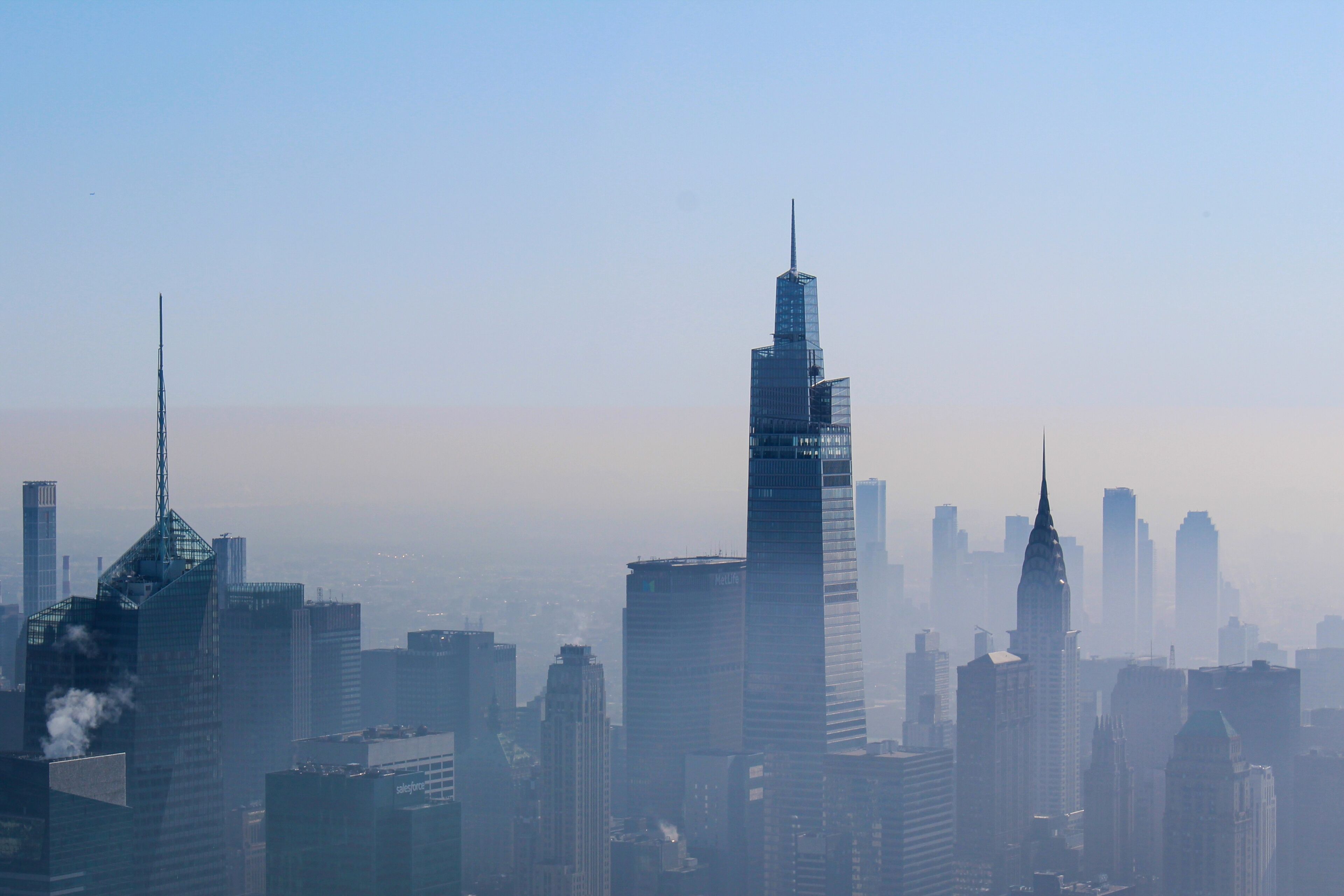 One Vanderbilt rising above the Manhattan skyline
