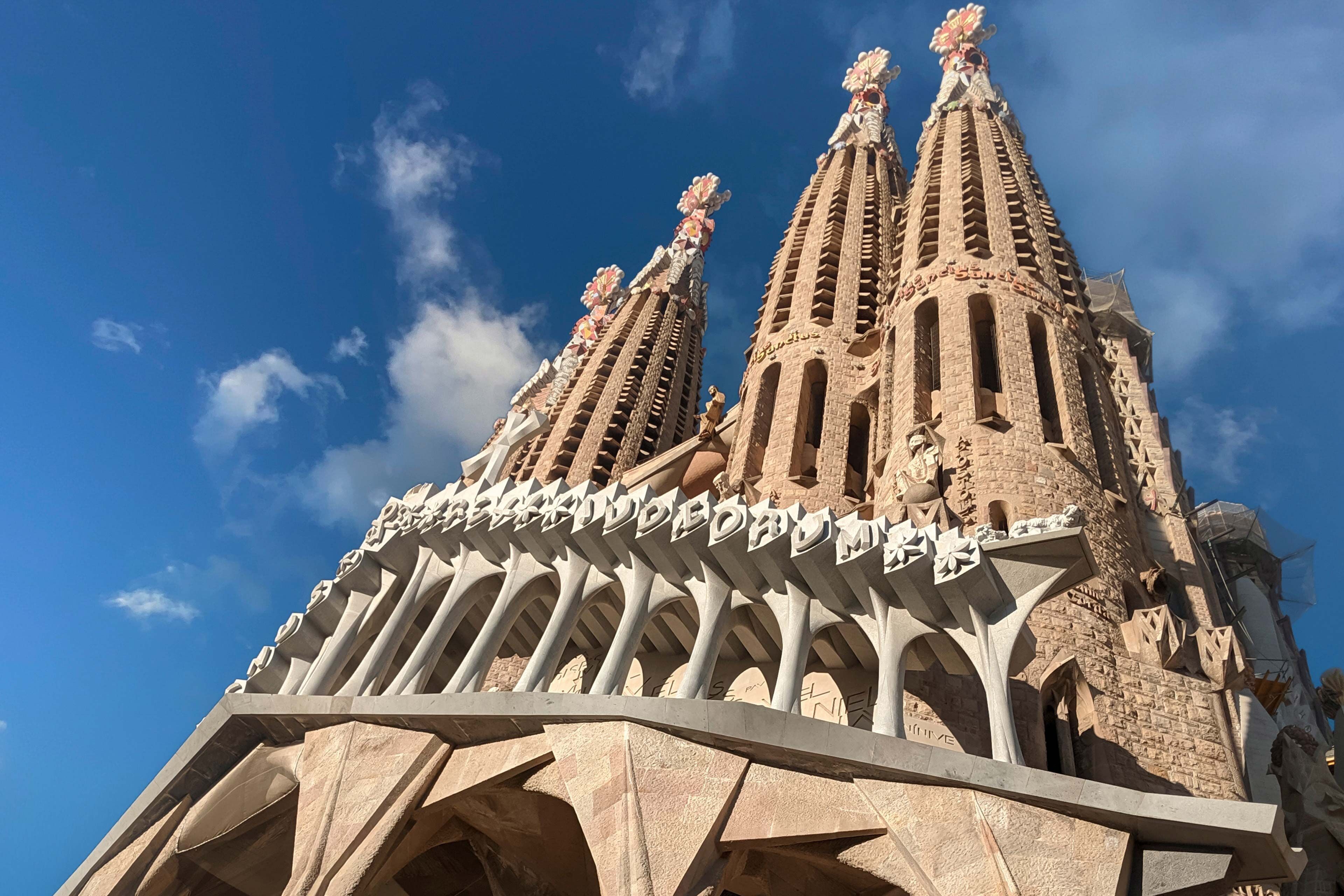 The towers of the Sagrada Família