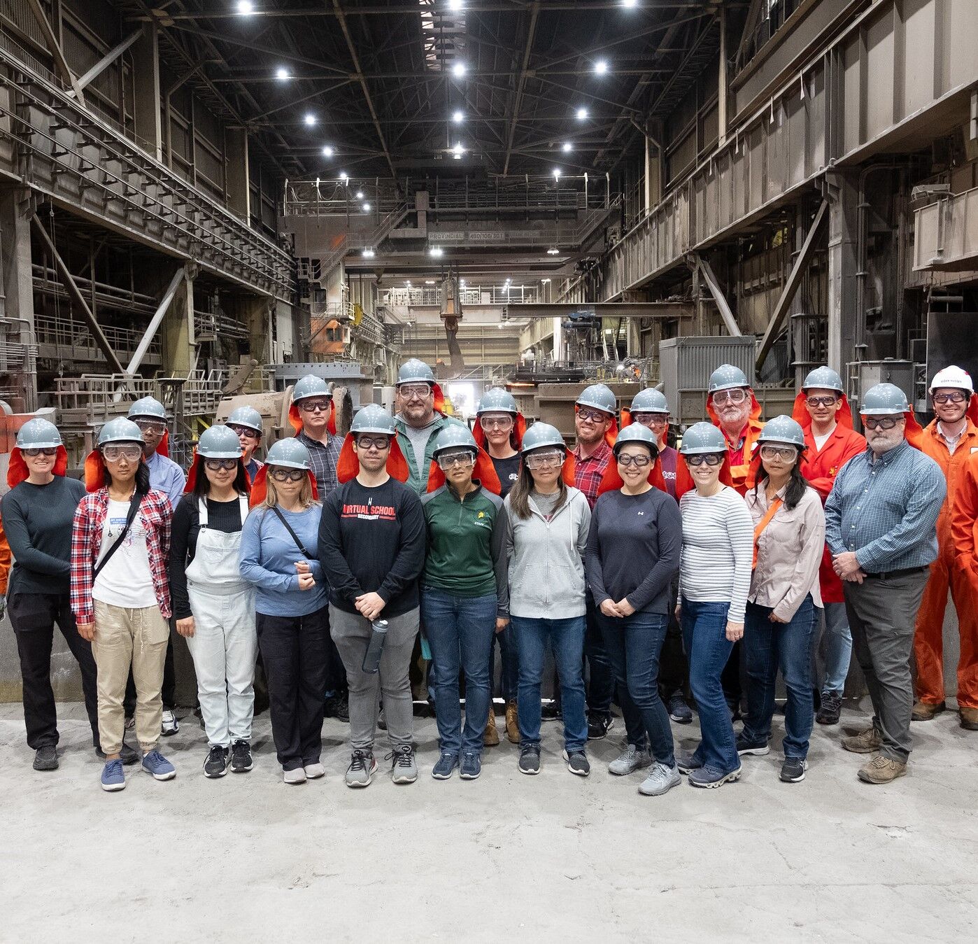 Group of teachers and employees at Dofasco