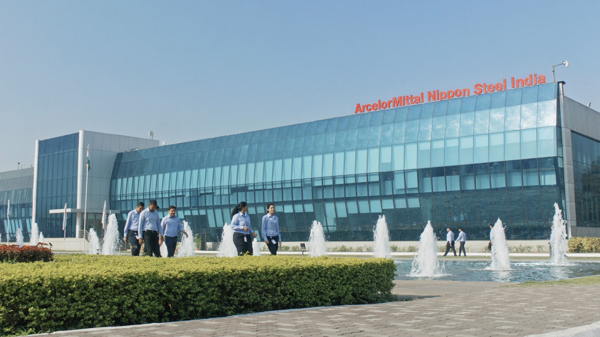 The ArcelorMittal Nippon Steel India building