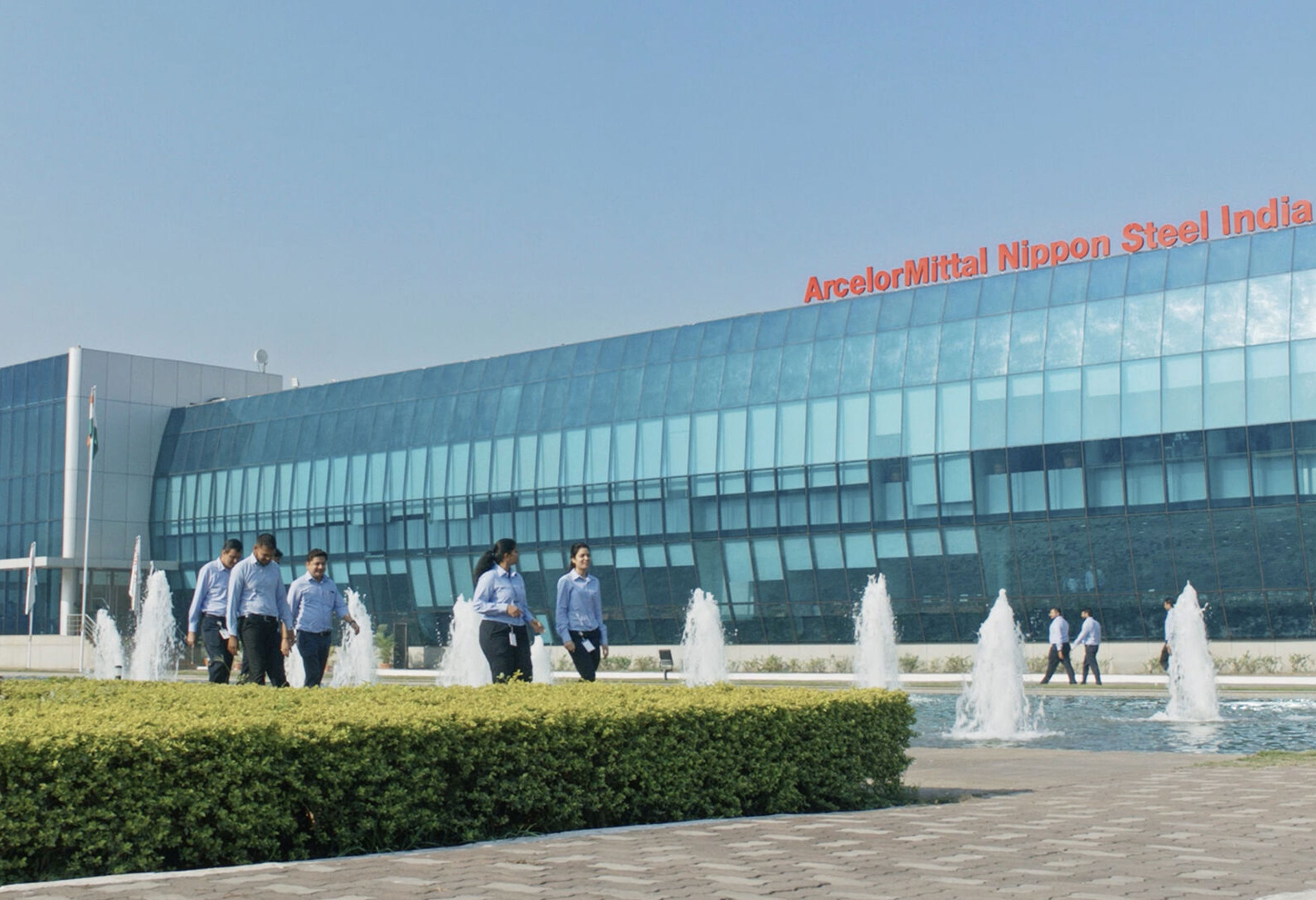 The ArcelorMittal Nippon Steel India building