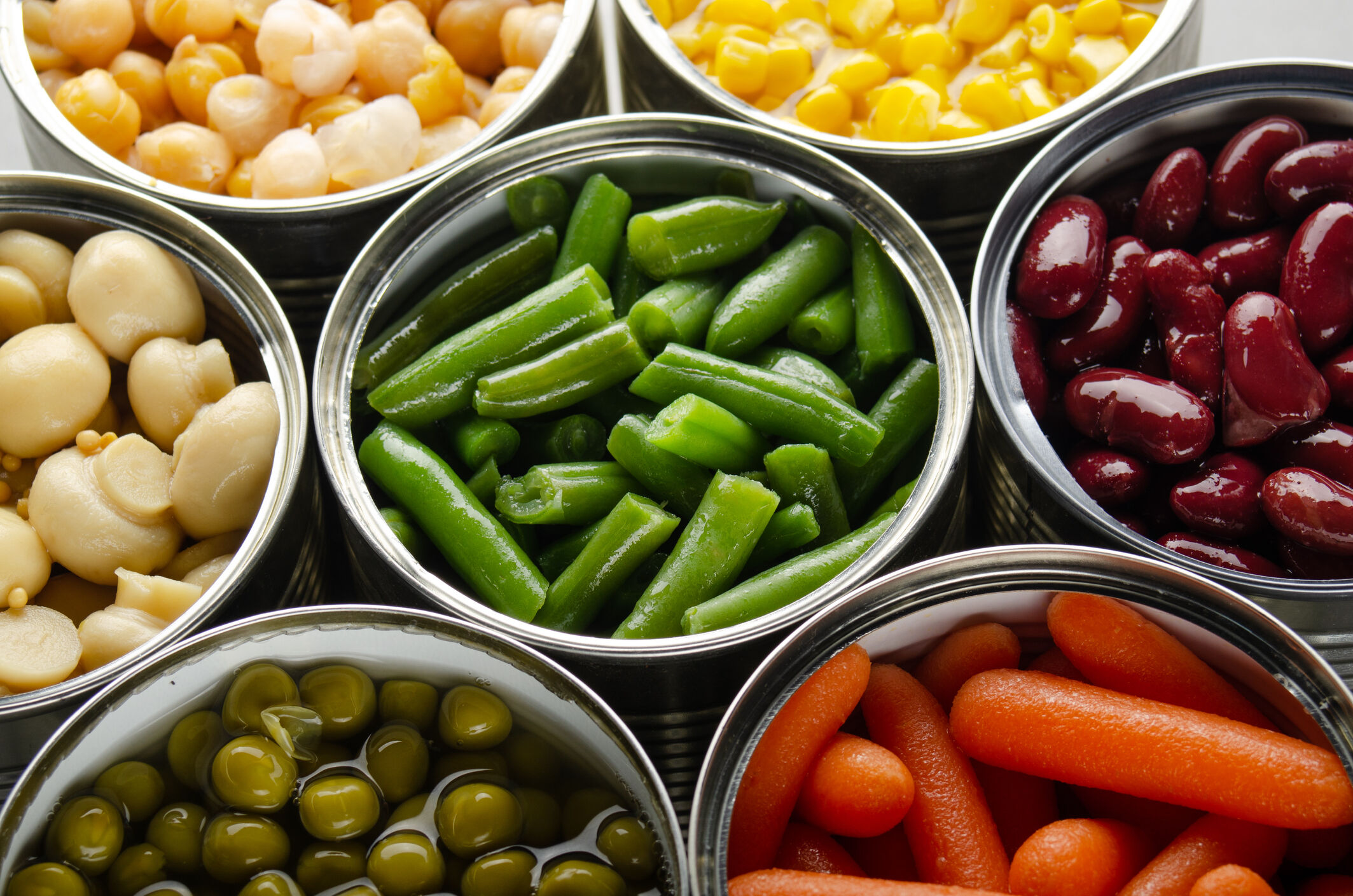 Tin food cans