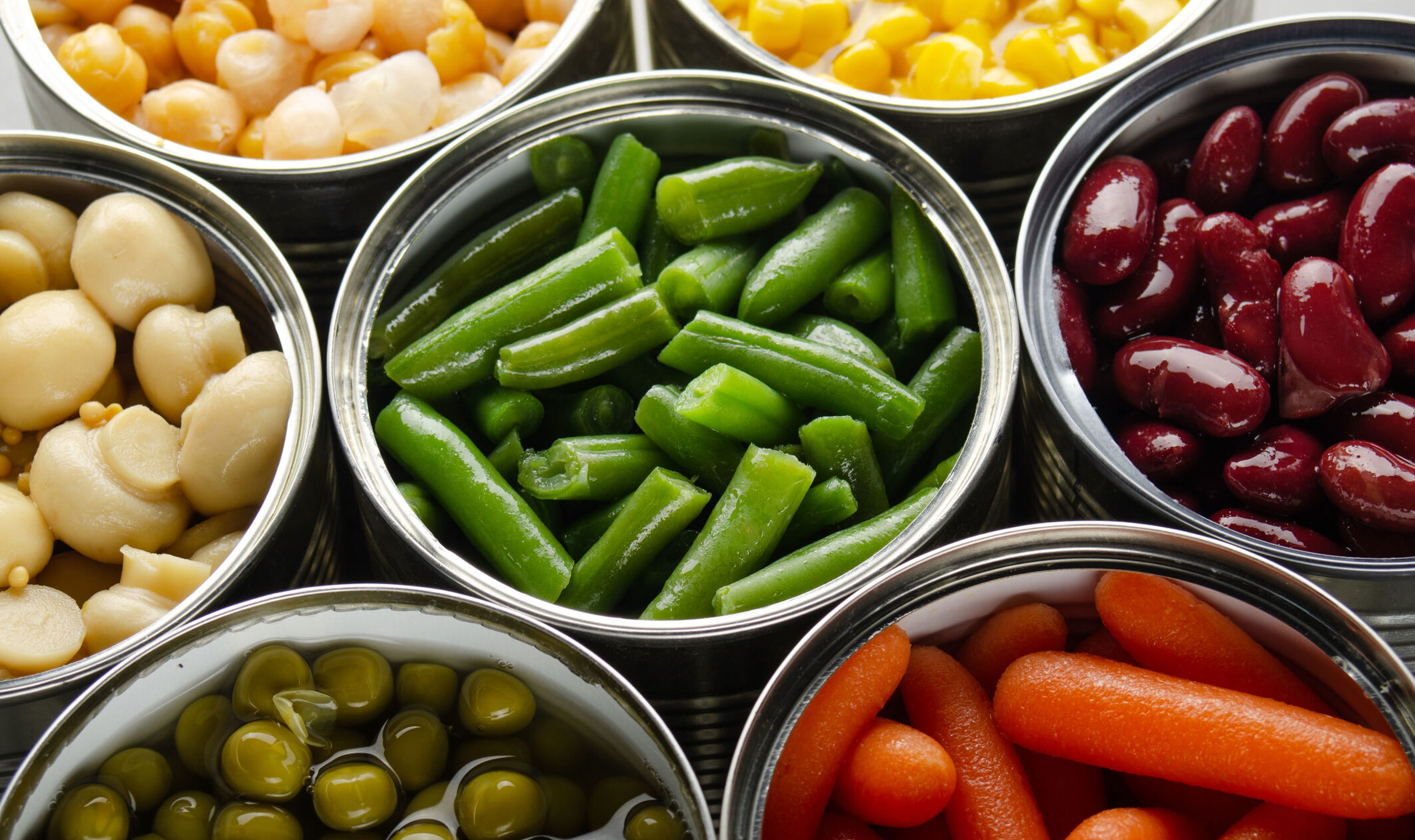Tin food cans