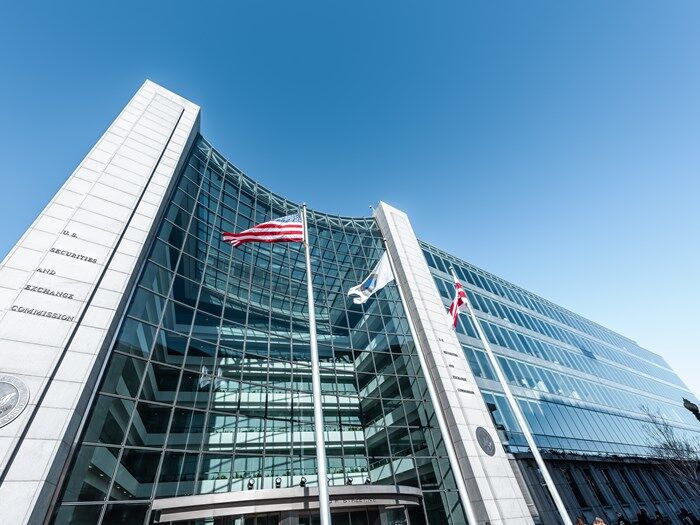 Arcelor building with flags.jpg